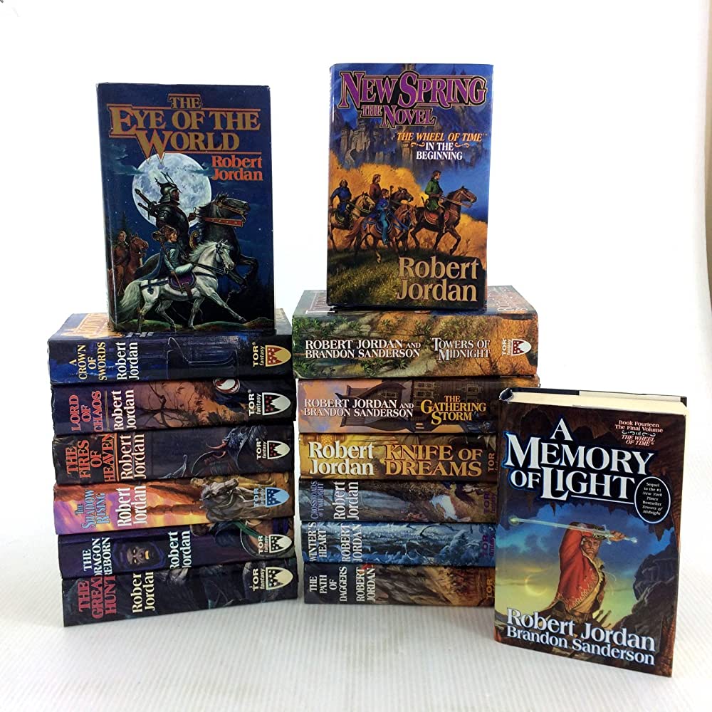 The Wheel of Time series by Robert Jordan (and finished by Brandon Sanderson